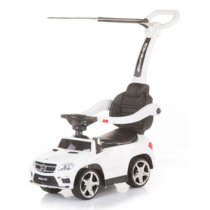 Voiture à pousser pour bébé à quatre roues, alimentée par batterie, avec auvent - Product Image 3