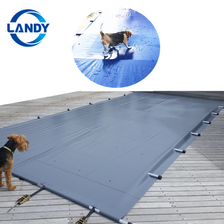 Grey PVC Swimming Pool Cover