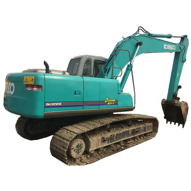 Máquina escavadeira hidráulica bom, limpa, usado Sk200-8 maquinaria escavadeira florestal