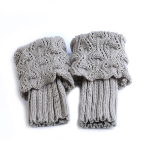 Women Winter Crochet Knitted Boot Cuffs Toppers Short <strong>Leg</strong> <strong>Warmer</strong> - Product Image 3