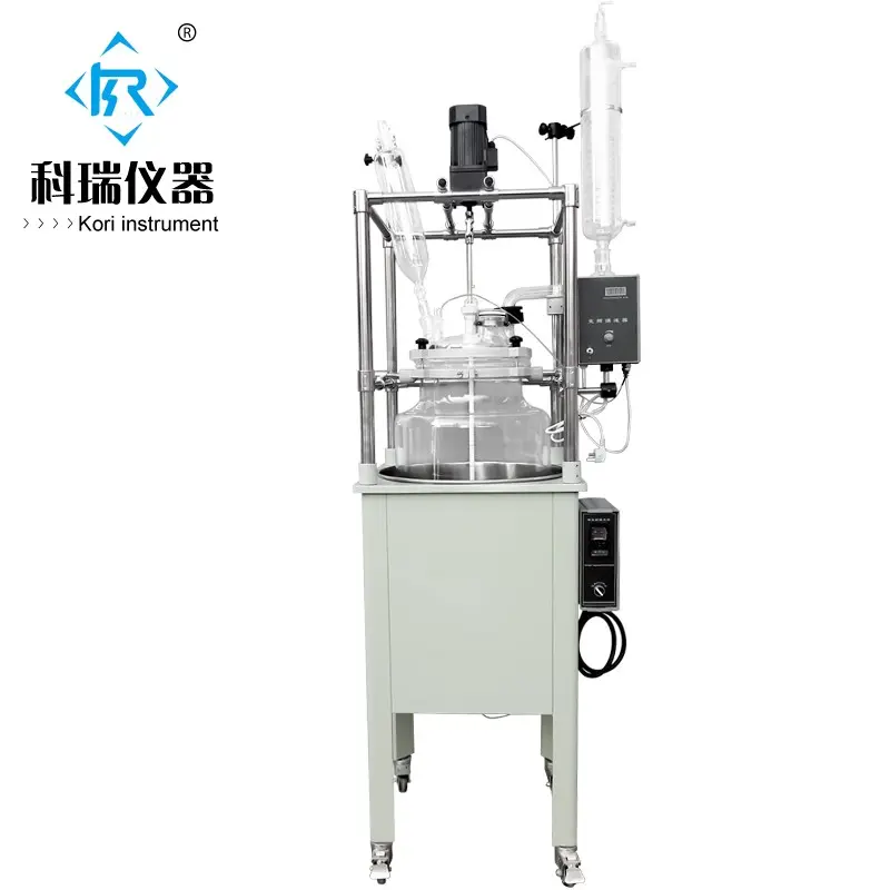 Производитель однослойного рефлюксного конденсаторного биостеклянного реактора для пилотного завода