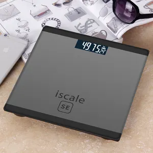 Tempered Glass Panel LCD Backlight Automatic Water Proof New Stylish Body Battery Weight Weighing Scale