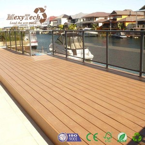 Outdoor synthetische <span class=keywords><strong>teak</strong></span> hout plastic <span class=keywords><strong>decking</strong></span> <span class=keywords><strong>wpc</strong></span> <span class=keywords><strong>decking</strong></span>