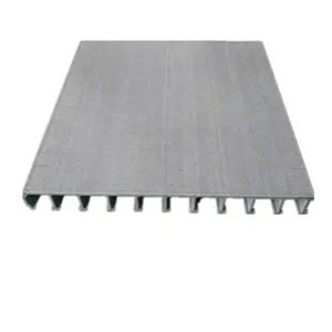 Panel de suelo de fibra de vidrio de pultrusión, GRP, FRP, 500X40mm