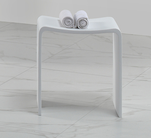 Artificial Stone Solid Surface Steen Hars Badkamer Kruk Stoel Shower Bench <strong>Bathroom</strong> Shower <strong>Stool</strong> - Product Image 3