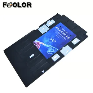 Fcolor toptan sıcak satış mürekkep püskürtmeli baskı PVC kimlik kartı tepsi Epson L805