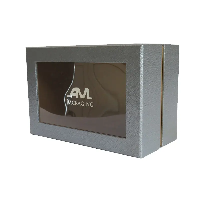 with window Professional luxury printing custom logo package gift box emballage colis