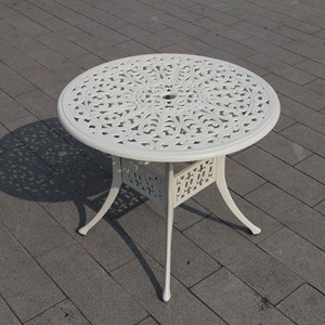 La migliore vendita custom design mobili <span class=keywords><strong>da</strong></span> <span class=keywords><strong>giardino</strong></span> esterno di stile Europeo <span class=keywords><strong>bianco</strong></span> rotondo tavoli <span class=keywords><strong>e</strong></span> <span class=keywords><strong>sedie</strong></span> - Product Image 4
