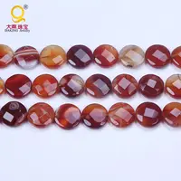 Charming red color jewellery stone agate