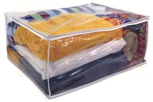 Grands sacs d'emballage en vinyle transparents avec <span class=keywords><strong>fermeture</strong></span> éclair, housse de couette lourde et Flexible, unités - Product Image 3