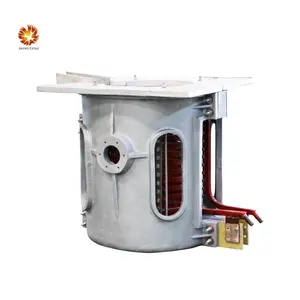 100KG small scrap cast iron melting furnace machine