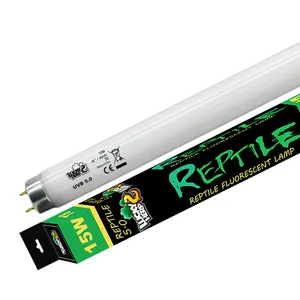 15 inch uva uvb 5.0 T8 fluorescent uv output reptile lighting /bulb for turtle