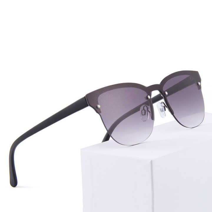 Lentes De Sol Con Marco Grande Sin Montura