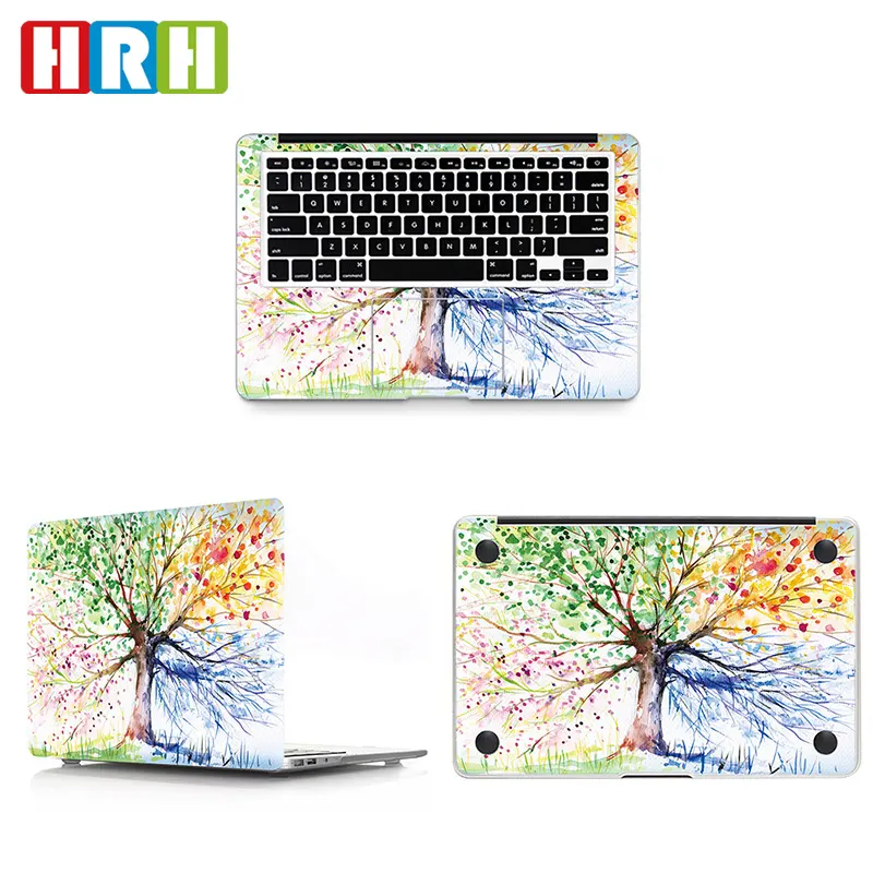 Diseño personalizado etiqueta engomada de la etiqueta engomada del ordenador portátil cubierta para Macbook Air Pro 13 15 16 pulgadas portátil etiqueta cubre