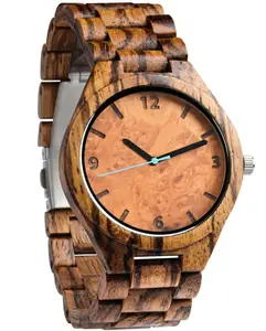 Original ecological Switzerland movement wooden watch,new model watches