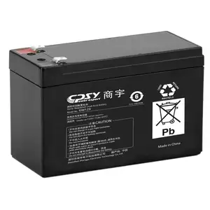 Valve Regulated Maintenance free seal Lead acid 6 gfm 12v 9ah ups battery