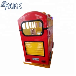 EPARK <span class=keywords><strong>London</strong></span> <span class=keywords><strong>Bus</strong></span> Swing Rocking Kiddie Ride Car 3 posti ROSSO Macchina da gioco arcade per guadagnare soldi in vendita - Product Image 4