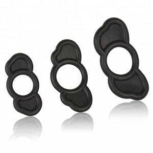 Trois Tailles Dick <span class=keywords><strong>Anneau</strong></span> Hommes <span class=keywords><strong>Testicule</strong></span> <span class=keywords><strong>Anneau</strong></span> pour le Sexe Time Delay Cock Ring - Product Image 6