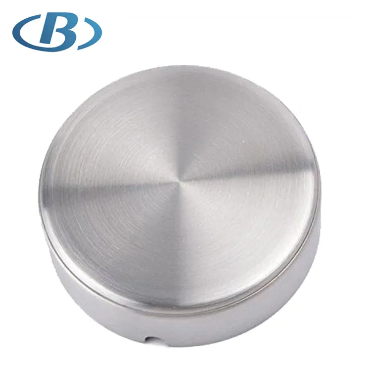 fashion designs stainless steel ashtray round portable for cigarette smoking indoor outdoor 3 sizes 