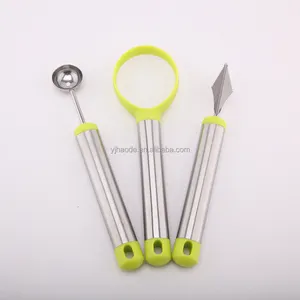 Hot selling multi kitchen salad 3pc fruit picking tools and vegetable carving tools for decorating