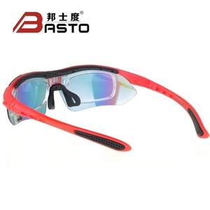 バスト各種自転車用偏光スポーツサングラス サイクリングサングラス スポーツグラス サッカーPC、偏光レンズ一体成型TW - Product Image 5