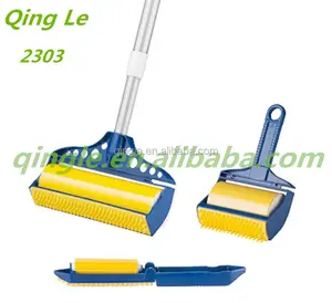 Set di 3 Rulli Adesivi Lavabili in Silicone per Pulizia con Spazzola, <span class=keywords><strong>Rullo</strong></span> per Pavimenti con Copertura - Product Image 1