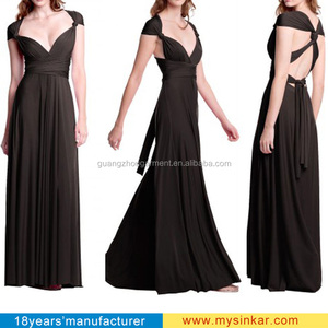 2024 conceptions sexy élégantes <span class=keywords><strong>pas</strong></span> <span class=keywords><strong>cher</strong></span> moulante femmes convertible multi-way filles fête porter bal <span class=keywords><strong>demoiselle</strong></span> <span class=keywords><strong>d</strong></span>'<span class=keywords><strong>honneur</strong></span> mariage longues robes - Product Image 4