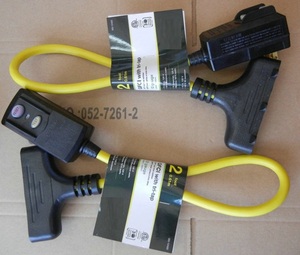 SJTW-cable de extensión de Triple pulsación, Conector de ángulo recto GFCI 3, 14/3 - Product Image 5