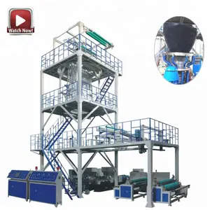 ABA ABC 3m 4m 6m 8m 10m 12m 3/5/7 Layers Agricultural greenhouse cover Co-extruder HDPE LDPE LLDPE Plastic Film Blowing Machine