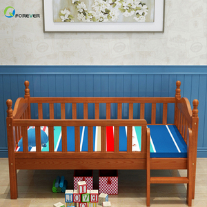 In Legno massello Bambino Letto Singolo Camera Da Letto Semplice E Moderno Letto Singolo <span class=keywords><strong>Per</strong></span> Bambini Letto - Product Image 2