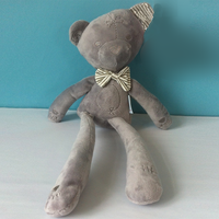 Fabricant en gros, adorable ours gris aux longues pattes, couple d'ours chinois, peluche