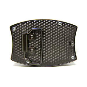 Kepala serigala 40mm dua warna gesper sabuk barat 3D Italia, gesper sabuk 3D kustom - Product Image 5