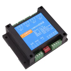 DAM0404 Modbus 4 channel relay module 4-channel switch input Serial port control 4 in 4 out