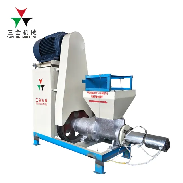 High Efficient Wood sawdust charcoal briquette machine and rice husk extruder making machine