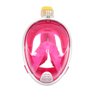 Anti-brouillard Facile Souffle Silicone 180 Degrés Plein Visage Tuba Plongée Masque De Natation Pour Adultes <span class=keywords><strong>Et</strong></span> Enfants - Product Image 2