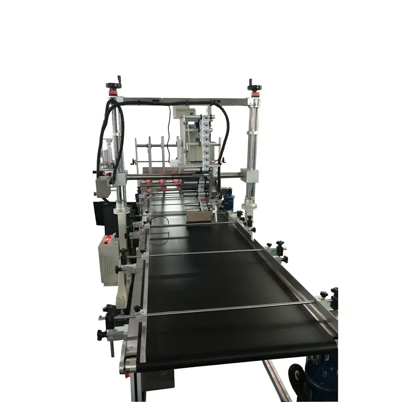 Gosunm 인쇄 적용 플랫 상자 카톤 탑 라벨러 라벨 프린터 애플리케이터 적용 플랫 제품 라벨링 기계