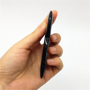 Piedra Gua Sha <span class=keywords><strong>de</strong></span> Obsidiana Negra Natural, Herramienta <span class=keywords><strong>de</strong></span> Masaje para Desintoxicación y Limpieza <span class=keywords><strong>de</strong></span> Energía Negativa, Raspador Facial Profesional para Lifting <span class=keywords><strong>SPA</strong></span> - Product Image 5