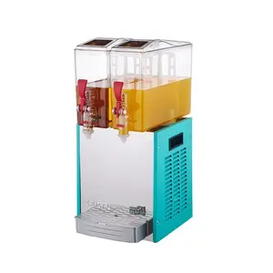 2024 Popular 2 * 10L bebida comercial automática bebida fría/caliente exprimidor de frutas dispensador de cerveza