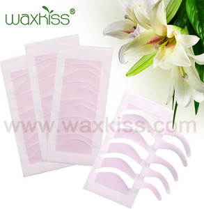 Bandes <span class=keywords><strong>de</strong></span> <span class=keywords><strong>cire</strong></span> <span class=keywords><strong>froide</strong></span> professionnelles personnalisées, vente chaude et Super marché, prêtes à l'emploi pour l'épilation des sourcils - Product Image 3