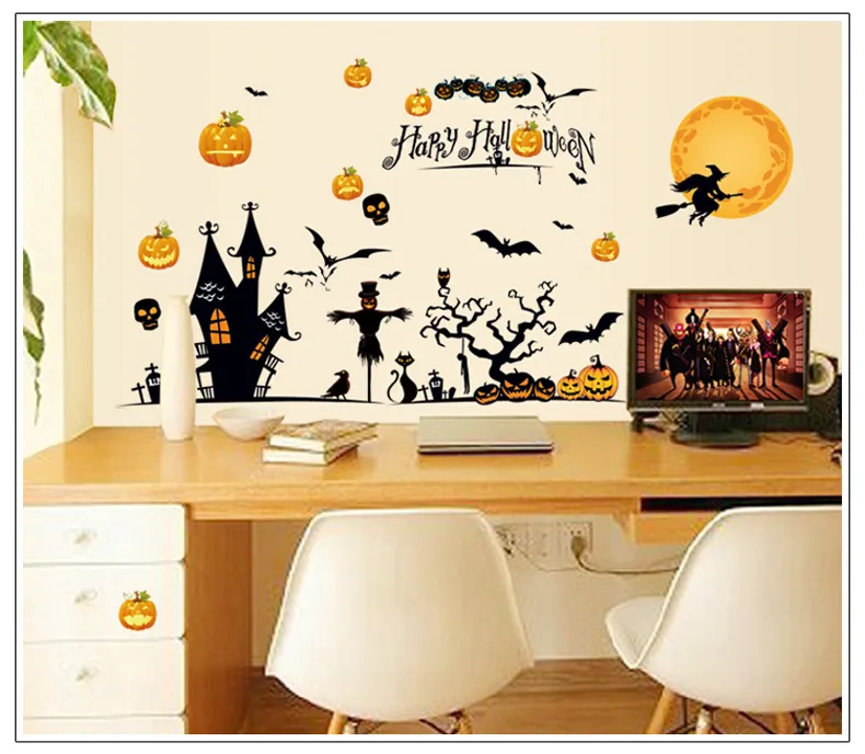 YIYAO 3D DIY custom Decoration Wall Stickers Bat for Home, Party, Halloween, Christmas