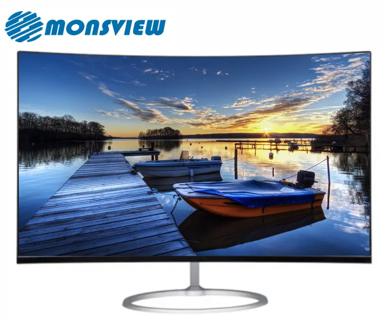 שולחן העבודה מיקרו קצה FHD 1080P 23.6 24 אינץ LED צג מחשב