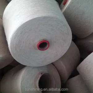 100% natural linen yarn Flax yarn 18NM raw, semi-bleached, short fiber, long fiber wet spun, dyr spun