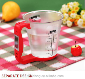 2 en 1 multi función taza de medición de conjuntos de medición de vidrio taza de bebida taza de cristal - Product Image 1