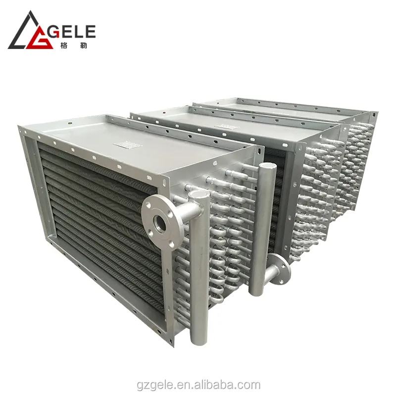 Stainless Steel Finned Coils Air Cooled Radiators Steam Heat Exchangers for Textile Finishing Setting Machines