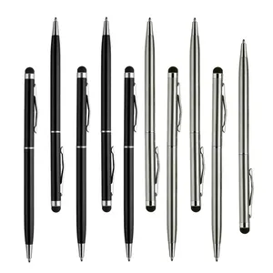 Teléfono tableta capacitiva bolígrafo 2 en 1 de Metal regalos de promoción Stylus Pen - Product Image 1