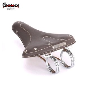Sillín de bicicleta de cuero de vaca cómodo y duradero asiento de bicicleta de carretera deportivo colorido - Product Image 6
