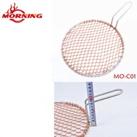 Grille de barbecue en acier inoxydable à mailles métalliques expansées pour restaurant coréen intérieur, équipement de rôtisserie de viande, en vente