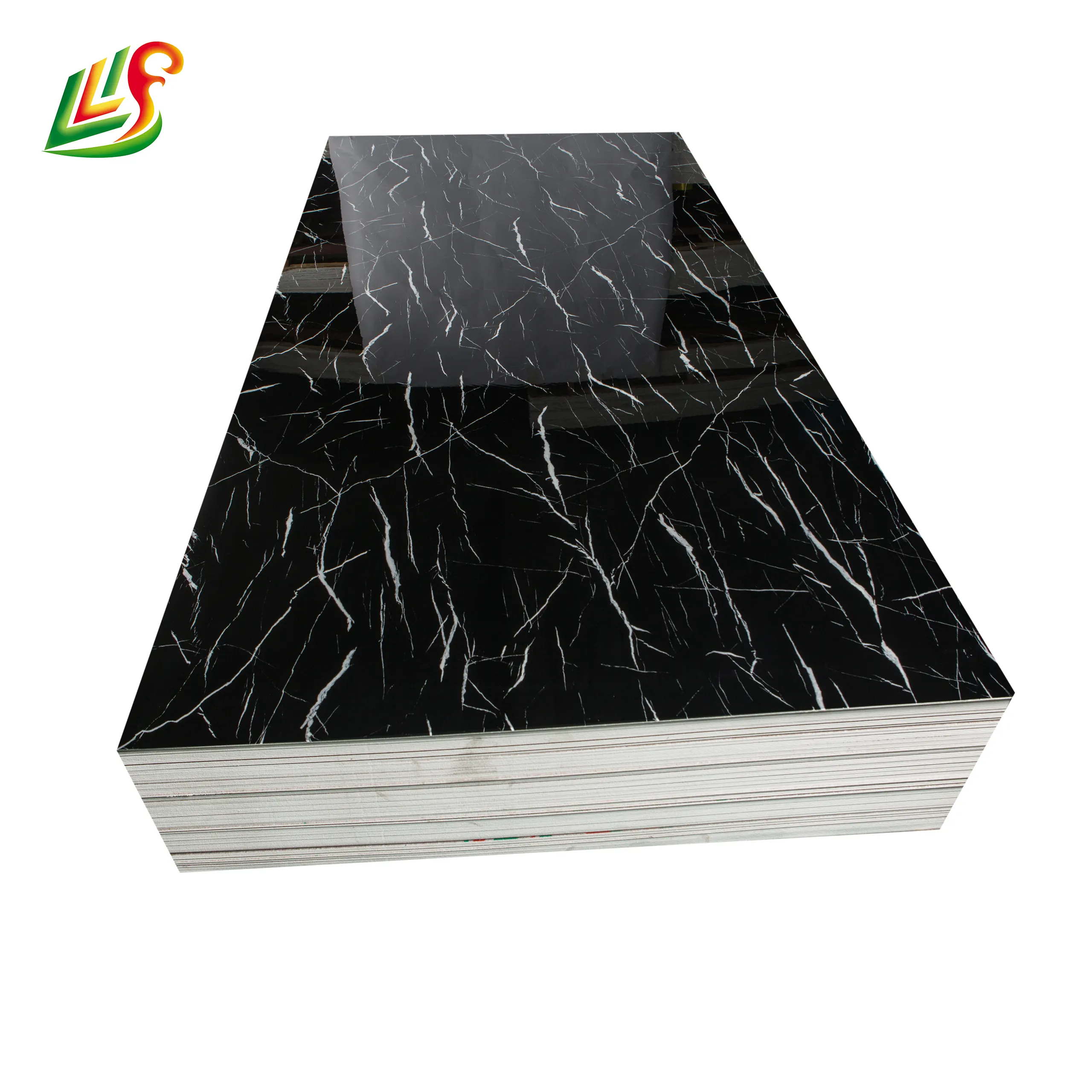 Waterproof UV board PVC sheet in marble colors for interior walls and ceilings decoration