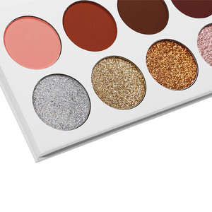10-màu sắc tố cao Eyeshadow Palette Vegan bột bóng mắt trang điểm long lanh ánh sáng lung linh kết thúc tùy chỉnh phụ nữ khoáng sản giấy - Product Image 5