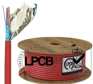 rigorously tested lpcb Fire cable for building circuit integrity in fire alarm system